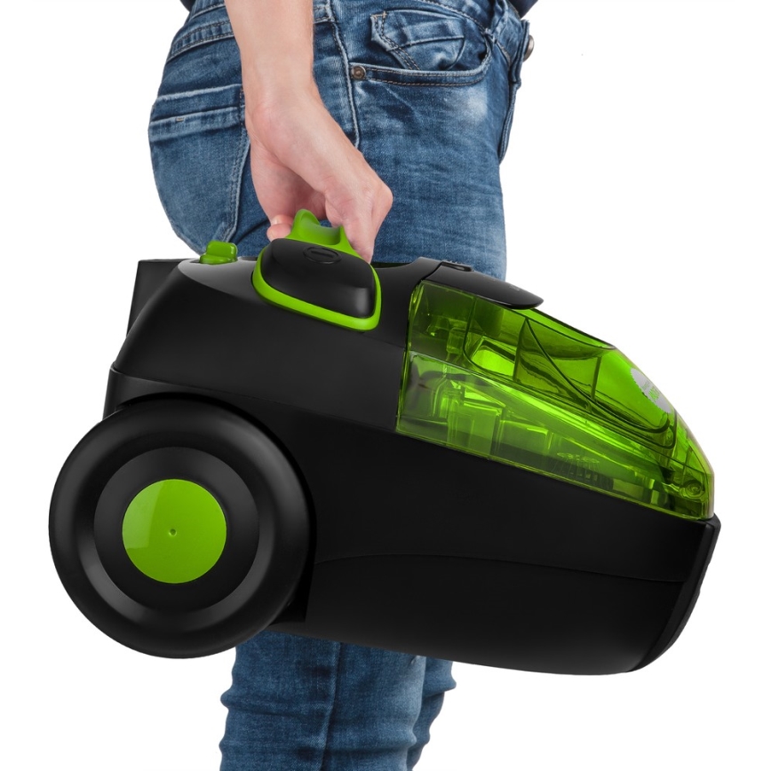 Sencor – Dulkių siurblys be maišelio 1,5 l 890W/230V žalia/juoda