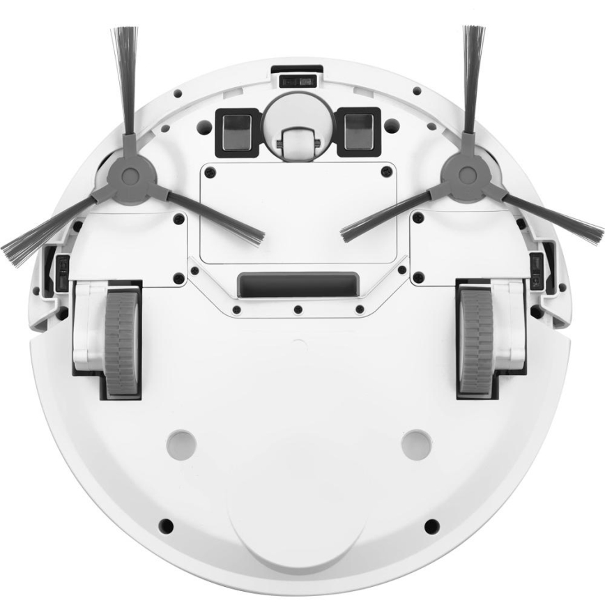 Sencor - Dulkių siurblys robotas su šluoste 2in1 18W/1500 mAh balta + nuotolinio valdymo pultas