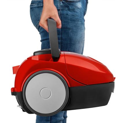 Sencor - Dulkių siurblys su maišeliu 1,5 l 850W/230V raudonas/juodas
