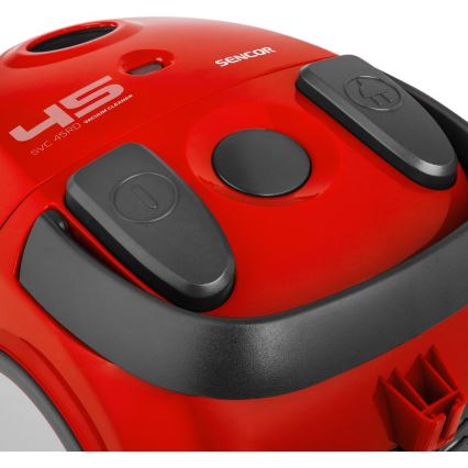 Sencor - Dulkių siurblys su maišeliu 1,5 l 850W/230V raudonas/juodas