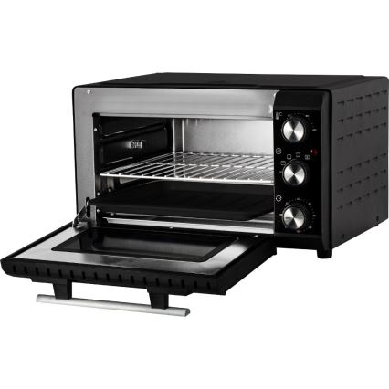 Sencor - Elektrinė orkaitė 20 l 1650W/230V juoda