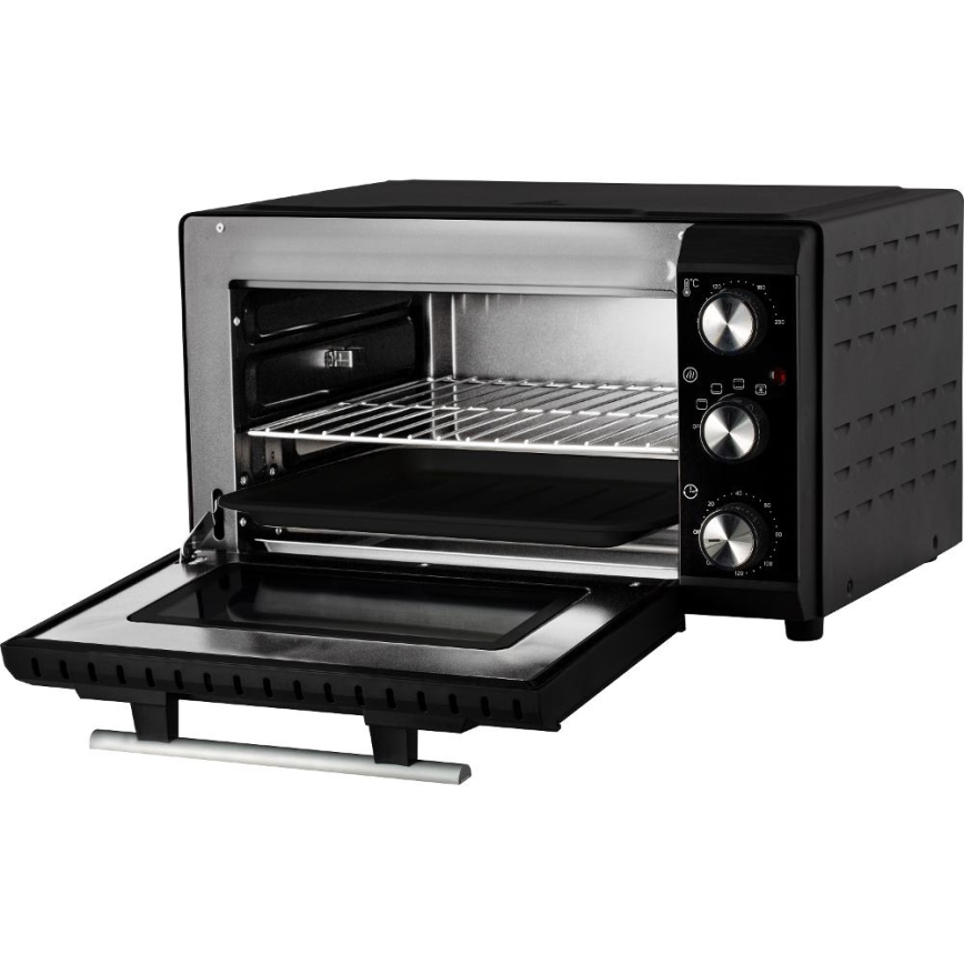 Sencor - Elektrinė orkaitė 20 l 1650W/230V juoda