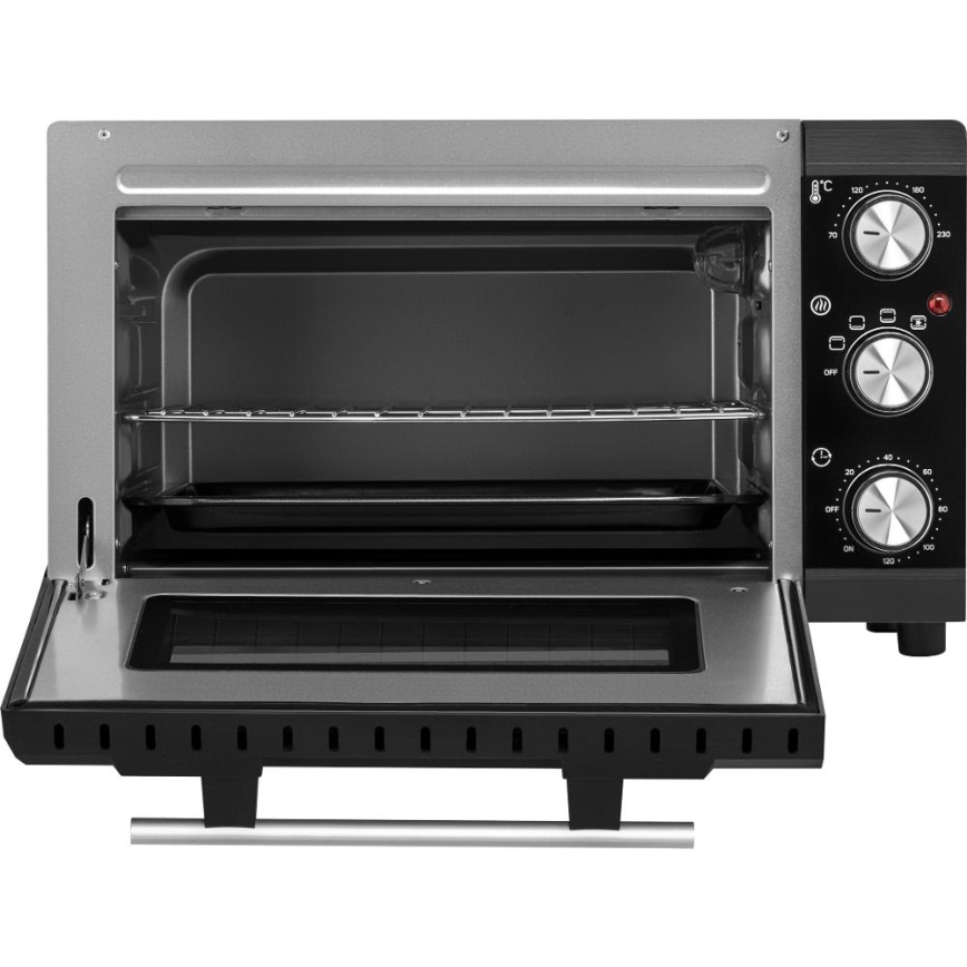 Sencor - Elektrinė orkaitė 20 l 1650W/230V juoda