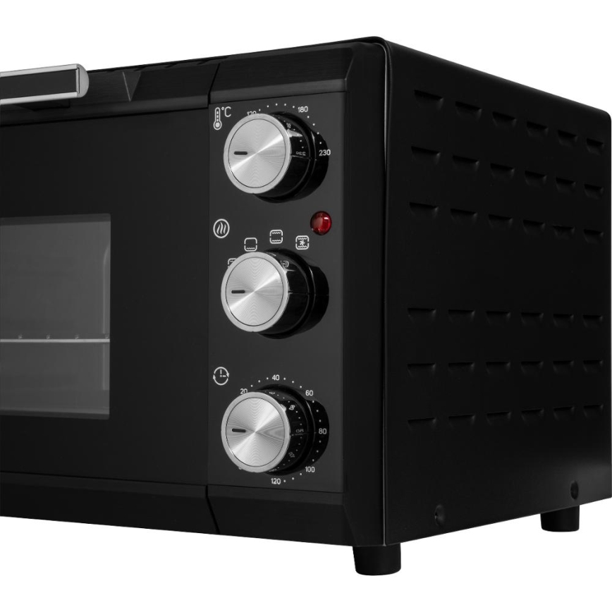Sencor - Elektrinė orkaitė 20 l 1650W/230V juoda