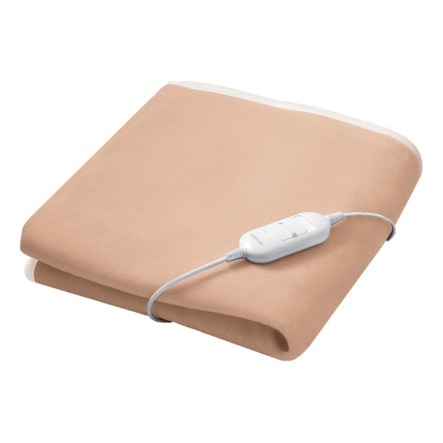 Sencor - Elektrinė šildanti antklodė 60W/230V 150x80 cm smėlio spalvos