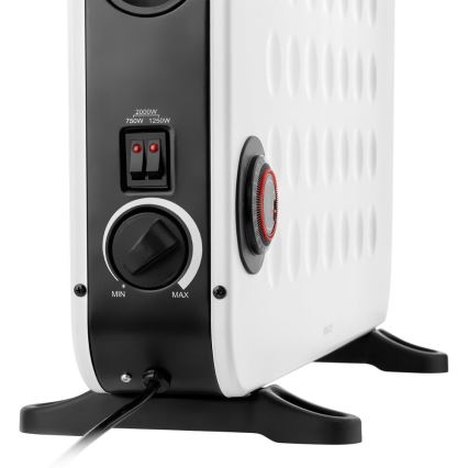 Sencor - Elektrinis šildytuvas/konvektorius 750/1250/2000W su termostatu