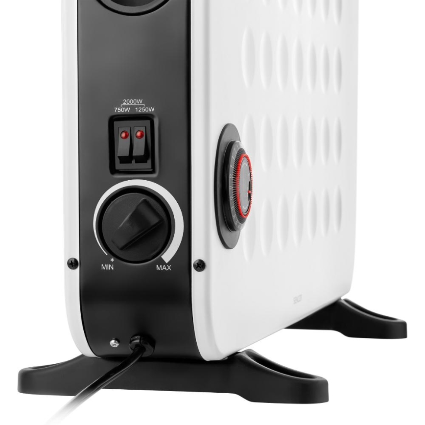 Sencor - Elektrinis šildytuvas/konvektorius 750/1250/2000W su termostatu