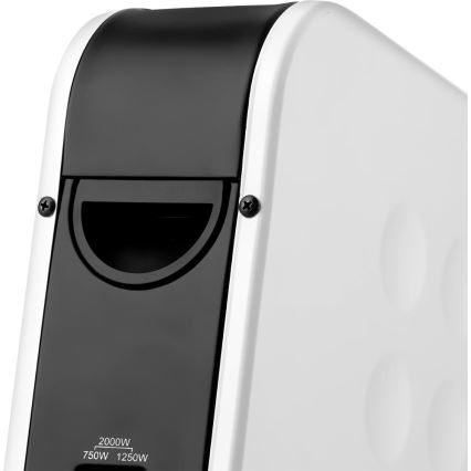 Sencor - Elektrinis šildytuvas/konvektorius 750/1250/2000W su termostatu