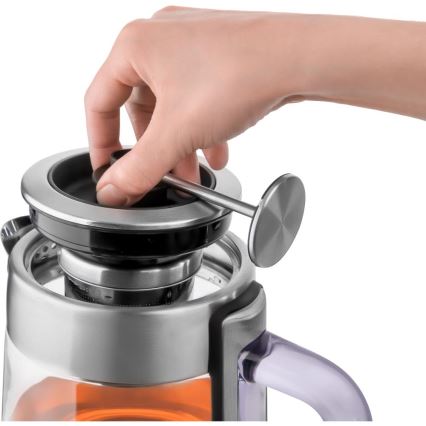 Sencor - Elektrinis virdulys su temperatūros reguliavimu 1,5 l 1500W/230V, nerūdijančio plieno