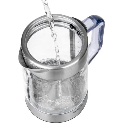 Sencor - Elektrinis virdulys su temperatūros reguliavimu 1,5 l 1500W/230V, nerūdijančio plieno