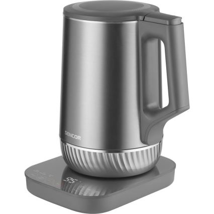 Sencor - Elektrinis virdulys su temperatūros reguliavimu 1,7 l 1800W/230V nerūdijančio plieno