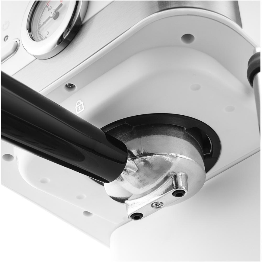 Sencor - Espreso kavos aparatas su svirtimi 1050W/230V baltas/matinis chromas