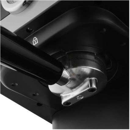 Sencor - Espreso kavos aparatas su svirtimi 1050W/230V juodas/matinis chromas