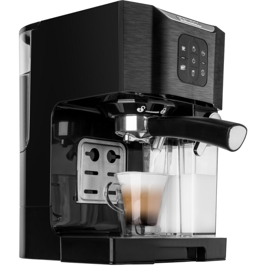 Sencor - Espresso kavos aparatas su portafiltru 1450W/230V juodas/matinis chromas