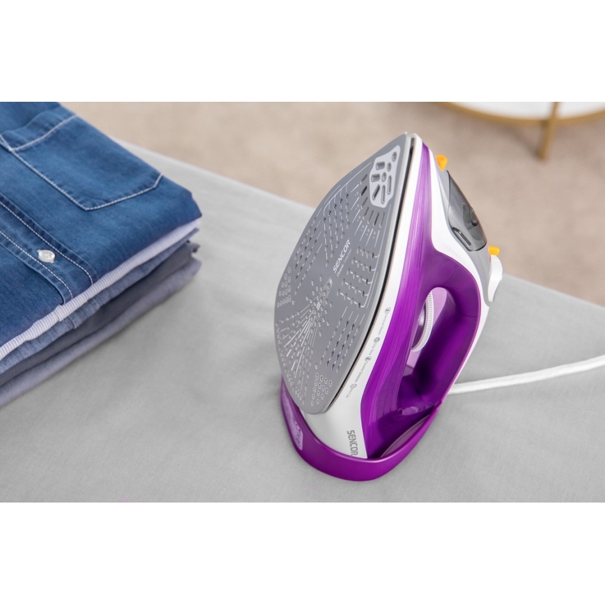 Sencor – garų lygintuvas 2400W/230V violetinė/balta