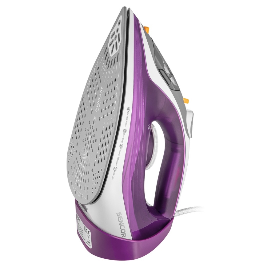 Sencor – garų lygintuvas 2400W/230V violetinė/balta