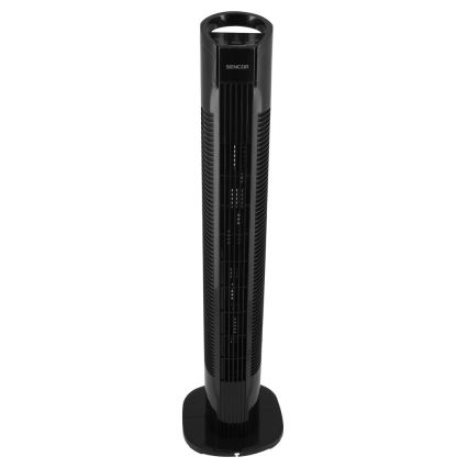 Sencor - Grindų ventiliatorius 50W/230V juodas + valdymo pultas