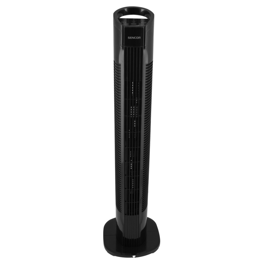 Sencor - Grindų ventiliatorius 50W/230V juodas + valdymo pultas
