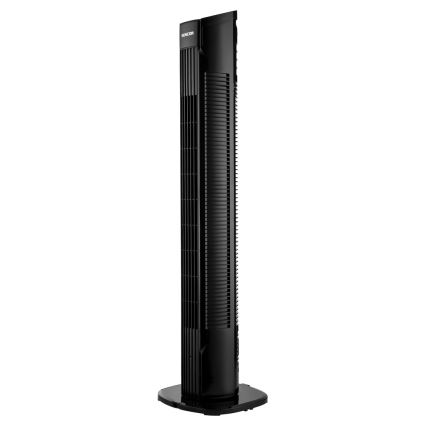 Sencor - Grindų ventiliatorius 50W/230V juodas + valdymo pultas