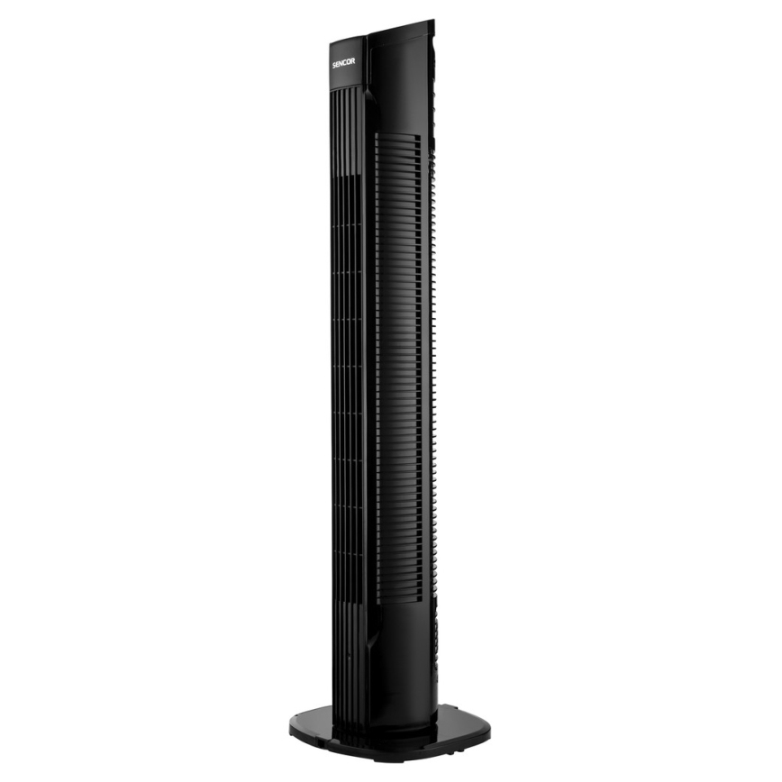 Sencor - Grindų ventiliatorius 50W/230V juodas + valdymo pultas