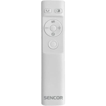 Sencor - Grindų ventiliatorius be menčių 50W/230V balta + nuotolinio valdymo pultas