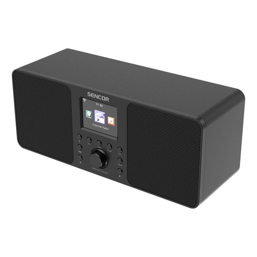 Sencor - Internetinis radijas 20W/5V Wi-Fi + nuotolinio valdymo pultas