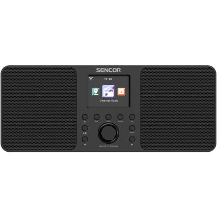 Sencor - Internetinis radijas 20W/5V Wi-Fi + nuotolinio valdymo pultas