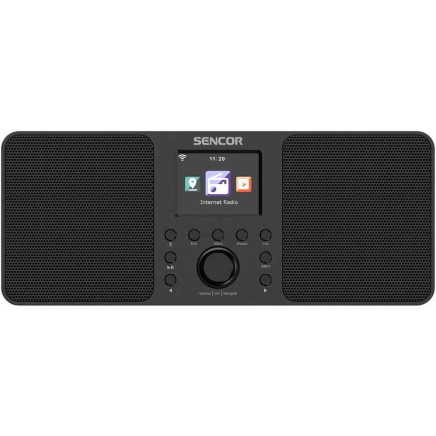 Sencor - Internetinis radijas 20W/5V Wi-Fi + nuotolinio valdymo pultas