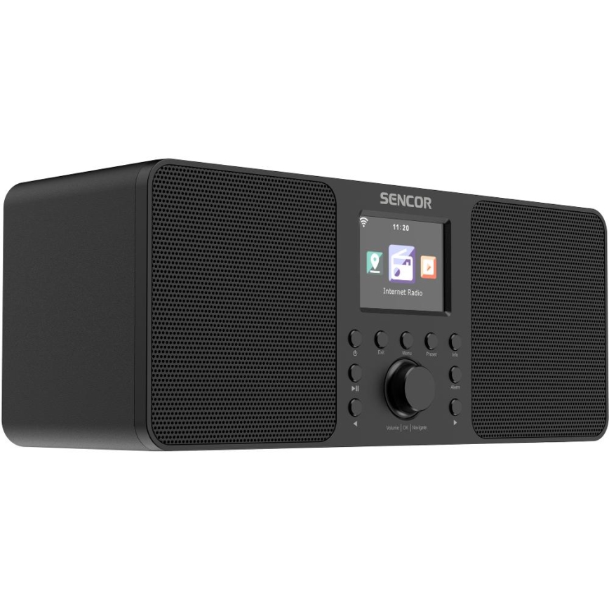 Sencor - Internetinis radijas 20W/5V Wi-Fi + nuotolinio valdymo pultas