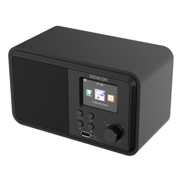 Sencor - Internetinis radijas 4W/5V Wi-Fi + nuotolinio valdymo pultas