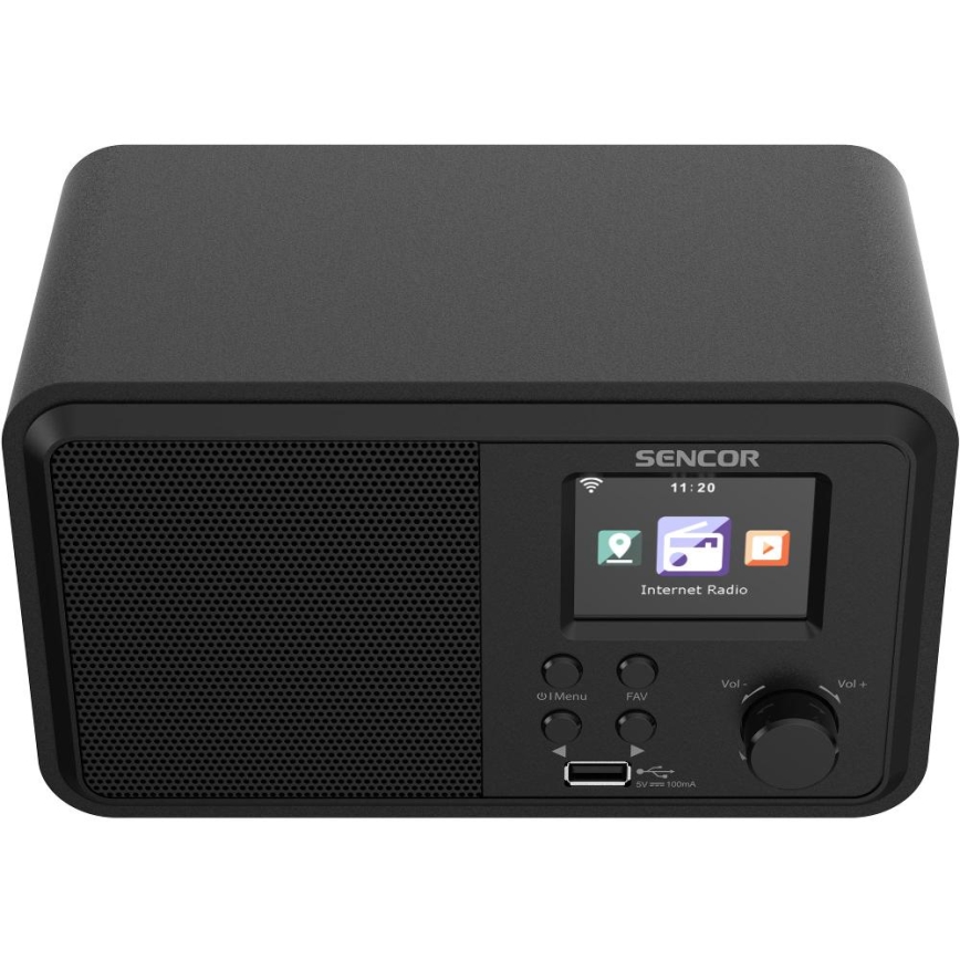 Sencor - Internetinis radijas 4W/5V Wi-Fi + nuotolinio valdymo pultas