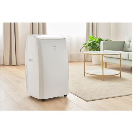 Sencor - Išmanus mobilus oro kondicionierius 5 viename su pilnu priedų komplektu 733W/230V 9000 BTU Wi-Fi balta + nuotolinis valdymas