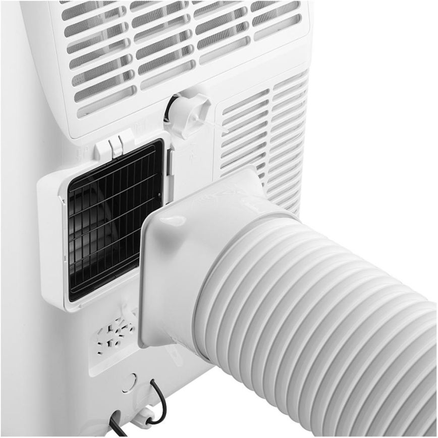 Sencor - Išmanus mobilus oro kondicionierius 5 viename su pilnu priedų komplektu 733W/230V 9000 BTU Wi-Fi balta + nuotolinis valdymas