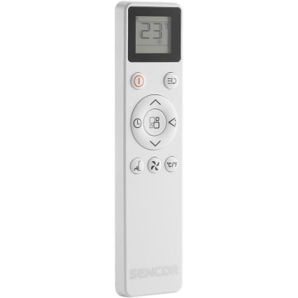 Sencor - Išmanus mobilus oro kondicionierius 5 viename su pilnu priedų komplektu 733W/230V 9000 BTU Wi-Fi balta + nuotolinis valdymas