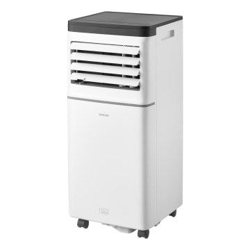 Sencor - Išmanus 3 viename mobilus oro kondicionierius, įskaitant visus priedus, 760 W/230 V, 7000 BTU, Wi‑Fi, balta + su nuotoliniu pulteliu