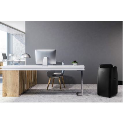 Sencor - Išmanusis mobilus oro kondicionierius 4in1 su pilnu priedų komplektu 900W/230V 9000 BTU Wi-Fi juodas + nuotolinio valdymo pultas