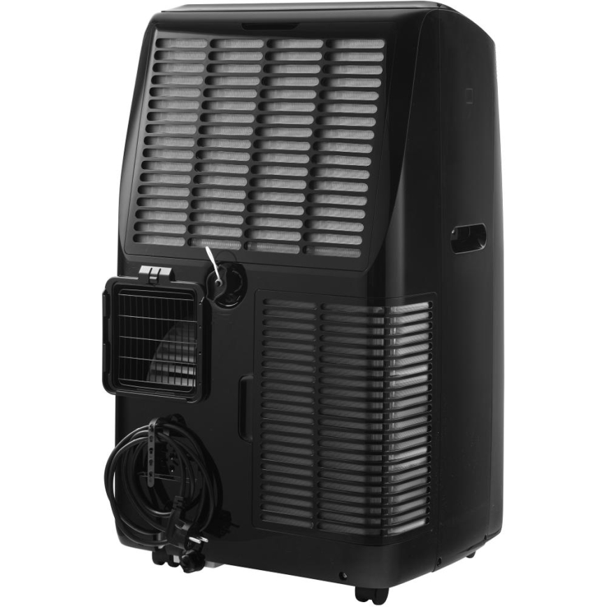 Sencor - Išmanusis mobilus oro kondicionierius 4in1 su pilnu priedų komplektu 900W/230V 9000 BTU Wi-Fi juodas + nuotolinio valdymo pultas