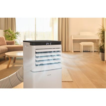 Sencor - Išmanus mobilus oro kondicionierius 3 viename su visais priedais 1020W/230V 10000 BTU Wi-Fi balta + nuotolinio valdymo pultas