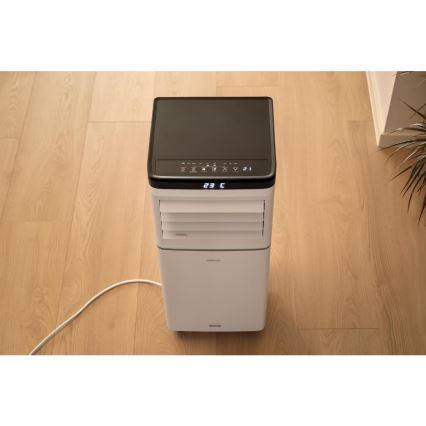 Sencor - Išmanus mobilus oro kondicionierius 3 viename su visais priedais 1020W/230V 10000 BTU Wi-Fi balta + nuotolinio valdymo pultas
