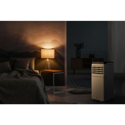 Sencor - Išmanus mobilus oro kondicionierius 3 viename su visais priedais 1020W/230V 10000 BTU Wi-Fi balta + nuotolinio valdymo pultas