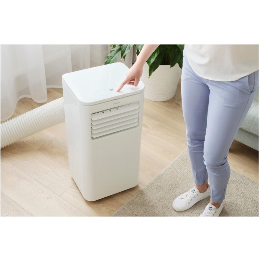 Sencor - Išmanus nešiojamas oro kondicionierius 3 viename su pilnu priedų komplektu 760 W/230 V 7000 BTU Wi-Fi + nuotolinis valdymas