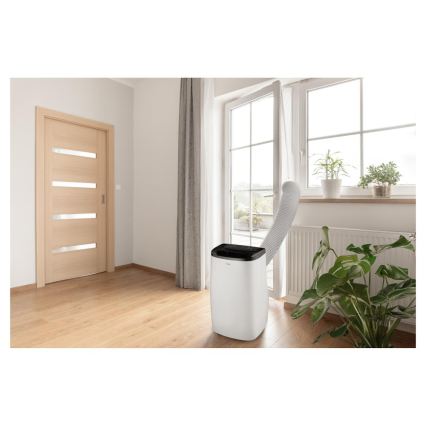 Sencor - išmanus nešiojamas oro kondicionierius 4 viename, įskaitant visą komplektaciją, 1700 W/230 V, 12000 BTU, Wi‑Fi, baltas + nuotolinis valdymo pultas