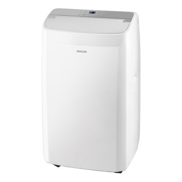 Sencor - Išmanus mobilus oro kondicionierius 5 viename su pilnu priedų komplektu 733W/230V 9000 BTU Wi-Fi balta + nuotolinis valdymas