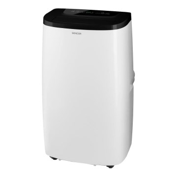 Sencor - išmanus nešiojamas oro kondicionierius 4 viename, įskaitant visą komplektaciją, 1700 W/230 V, 12000 BTU, Wi‑Fi, baltas + nuotolinis valdymo pultas