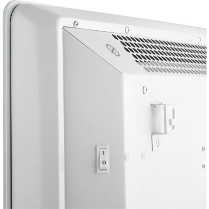Sencor - Išmanusis elektrinis šildytuvas/konvektorius 1200/2400 W, 230 V, IP24, Wi‑Fi, balta