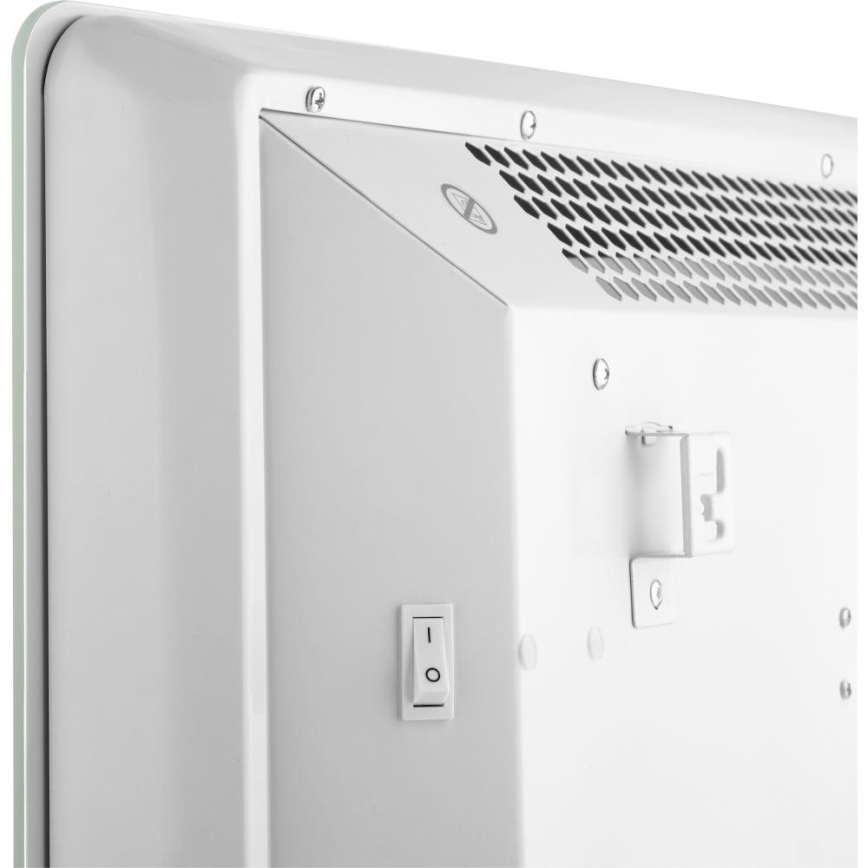 Sencor - Išmanusis elektrinis šildytuvas/konvektorius 1200/2400 W, 230 V, IP24, Wi‑Fi, balta