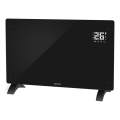 Sencor - išmanusis elektrinis šildytuvas/konvektorius 2000 W/230 V IP24 Wi‑Fi juodas + nuotolinis valdymas