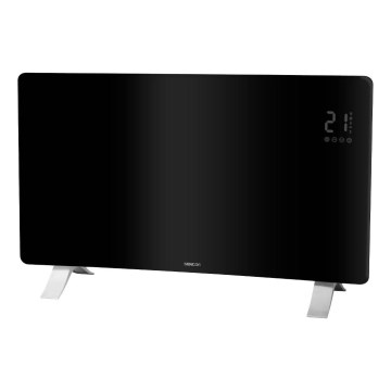 Sencor - Išmanusis elektrinis tiesioginis šildytuvas/konvektorius 1200/2400W/230V IP24 Wi-Fi juodas
