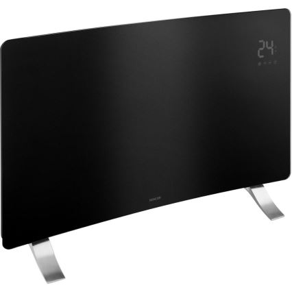 Sencor - Išmanusis elektrinis tiesioginis šildytuvas/konvektorius 1200/2400W/230V IP24 Wi-Fi juodas