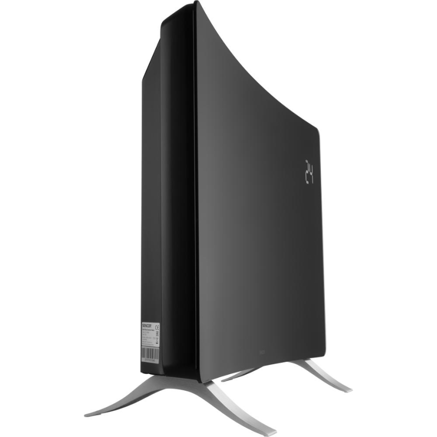 Sencor - Išmanusis elektrinis tiesioginis šildytuvas/konvektorius 1200/2400W/230V IP24 Wi-Fi juodas